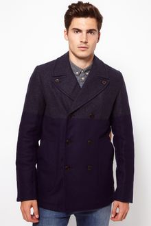 Paul Smith Jean Block Colour Peacoat - Lyst
