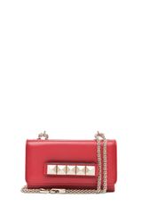 Valentino Mini Flap Bag in Red