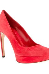 Alexander McQueen Almond Toe Pump