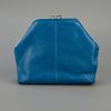 Alexander Mcqueen Folded Clutch Bag in Blue - Lyst