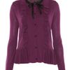 Alice By Temperley Gloria Cardigan in Purple (berry) - Lyst