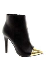 Asos Asos Arrow Point Ankle Boots with Toecap