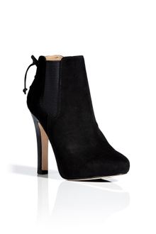 Diane Von Furstenberg Black Suede Ciara Ankle Boots - Lyst