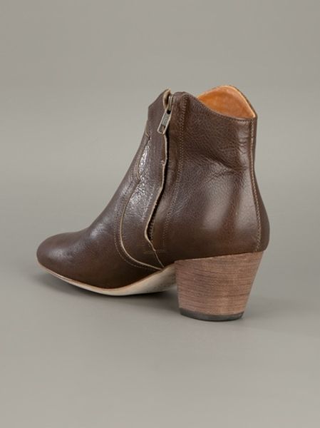 isabel marant boots brown