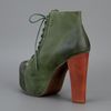 Jeffrey Campbell Ankle Shoe Boot in Green - Lyst