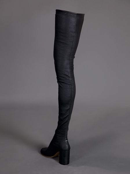 margiela thigh high boots