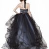 Oscar De La Renta Bicolor Tulle Strapless Gown in Blue (ice) - Lyst