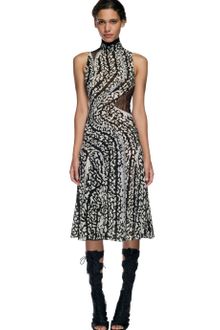 Proenza Schouler Ss Black and White Bug Print Sleeveless Pieced Dress - Lyst