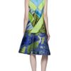 Proenza Schouler Ss Ocean Scene Print Sleeveless Diamond Halter Top in Blue (ocean scene print) - Lyst