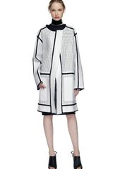 Proenza Schouler Ss White Crochet Coat