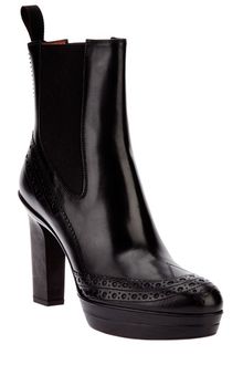 Santoni Heeled Ankle Boots - Lyst