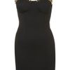 Topshop Stud Bust Dress By Rare in Black - Lyst