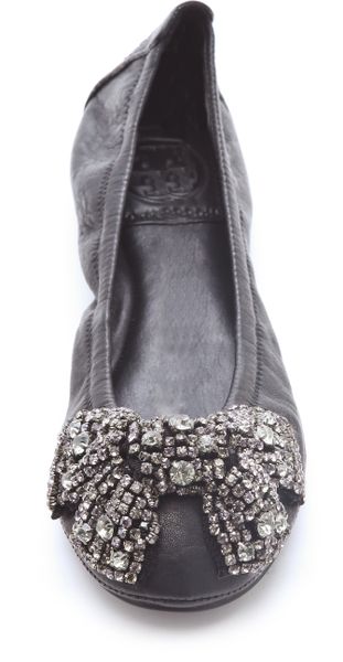 tory burch eddie flat black