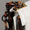 Tory Burch Tortoise Print Base Bag in White - Lyst