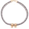 Alexander Mcqueen Wrap Bracelet in Gray (grey) - Lyst