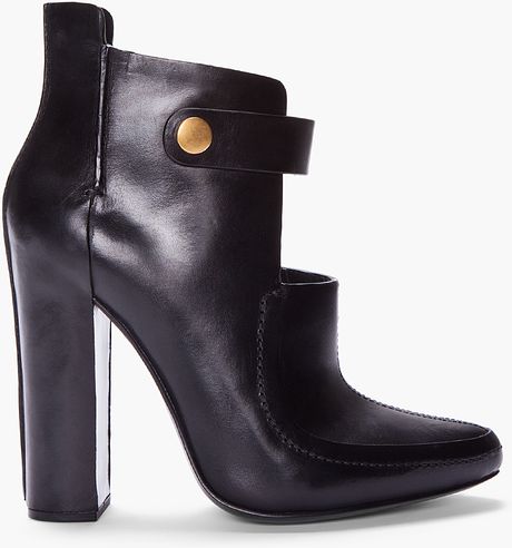 Alexander Wang Black Patent Kamila Mary Jane Boots in Black - Lyst