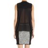 Alexander Wang Sheer Back Tank in Black - Lyst