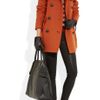 Burberry Brit Doublebreasted Woolblend Coat in Orange - Lyst