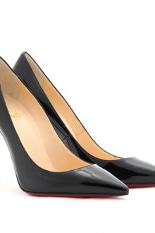 Christian Louboutin Decollete 554 100 Patent Leather Pumps - Lyst
