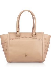 Christian Louboutin Farida Paris Spiked Leather Tote - Lyst