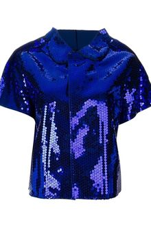 Comme Des Garçons Sequinned Top - Lyst