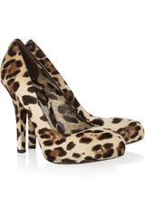 Dolce & Gabbana Leopardprint Calf Hair Pumps