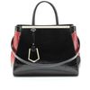 Fendi  Crinkled Patent Leather Tote in Pink - Lyst
