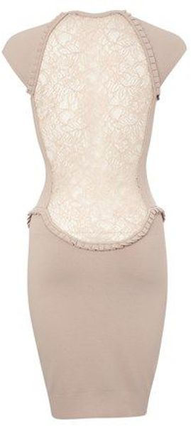 French Connection Tdani Crepe Cap Sleeve Roundneck Dress - Lyst