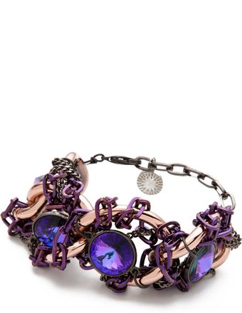 Gemma Redux Tanzanite Large Link Bracelet - Lyst