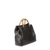 Gucci Diana Leather Bamboo Tote Bag in Black - Lyst