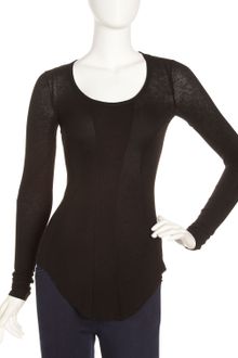 Helmut Lang Seamed Long Sleeve Tee  - Lyst