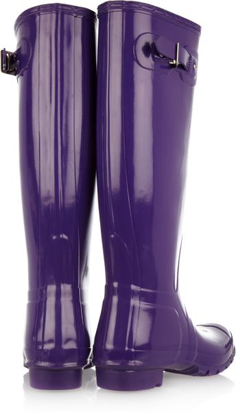 purple long boots