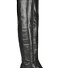 Jimmy Choo Giorgina Leather Overtheknee Boots in Black - Lyst