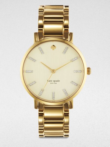 Kate Spade Gramacy Goldtone Stainless Steel Watch in Gold - Lyst