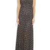 Missoni Metallic Crochetknit Maxi Dress in Gray - Lyst
