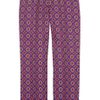 Miu Miu Cropped Woolblend Brocade Pants in Purple - Lyst