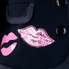 Moschino Cheap & Chic Lips Detail Blazer in Black - Lyst