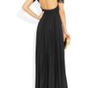 Temperley London Catherine Lace and Pleated Chiffon Gown in Black - Lyst