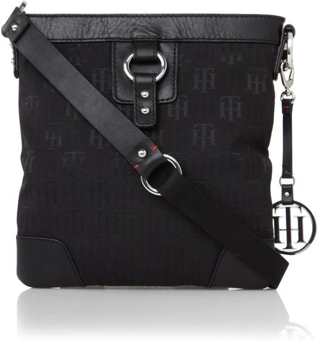 Tommy Hilfiger Harper I Jacquard Crossbody Bag in Black