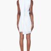 Alexander Wang White Leather Trapped Drape Dress in White - Lyst