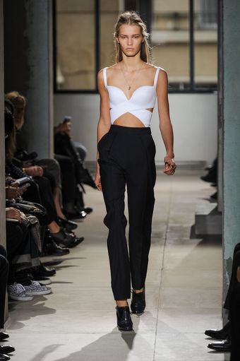 Balenciaga Spring 2013 Runway Look 1 - Lyst