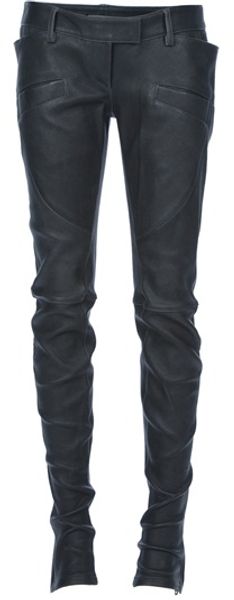 Balmain Biker Trouser - Lyst