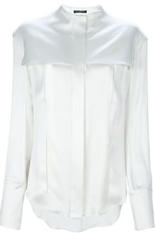 Balmain Fitted Blouse - Lyst