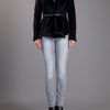Burberry Prorsum Belted Blazer in Black - Lyst