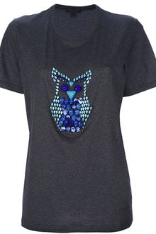 Burberry Prorsum Owl Embellished Tshirt - Lyst