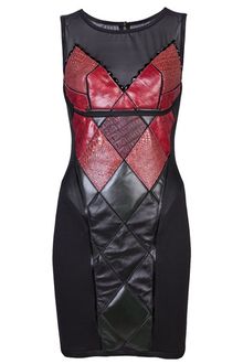Cesar Arellanes Leather Dress - Lyst