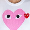 Comme Des Garçons Logo Print Tshirt in White - Lyst