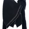Gareth Pugh Asymmetric Flap Detail Jacket in Black - Lyst