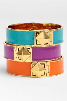 Kate Spade Locked in Stud Hinged Bangle - Lyst