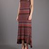 Missoni Capped Sleeve Dress in Brown - Lyst